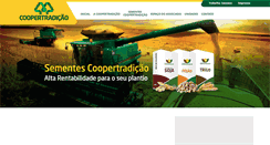 Desktop Screenshot of coopertradicao.com.br
